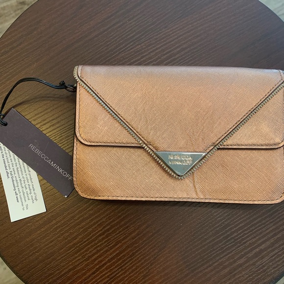 Rebecca Minkoff Clutch Purse NWT Bronze - Picture 4 of 10